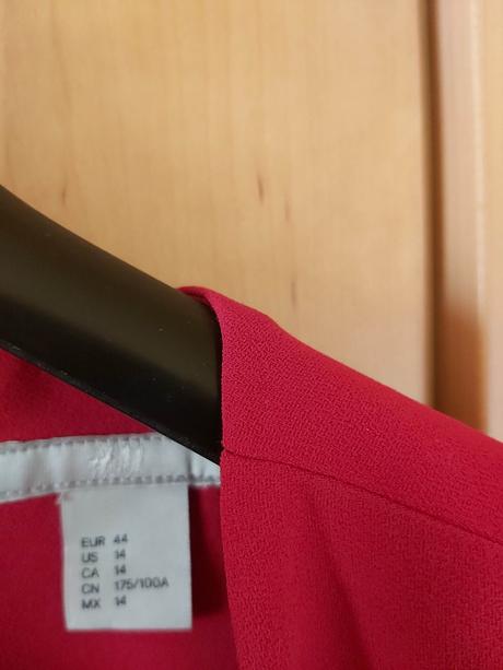 Dámske šaty červené č.44, h&m,44