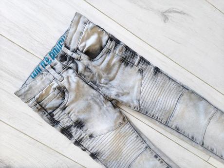 2x biker jeansy 116/122, dopodopo,116