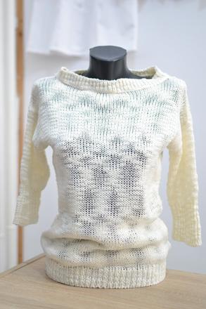 Smotanový sveter s, terranova,s