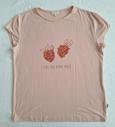 Tričko staroružové s malinami, pompdelux,158
