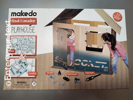 Makedo - playhouse, dollhouse,