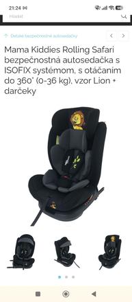 Mama kiddies autosedacka, 