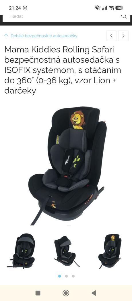 Mama kiddies autosedacka, 