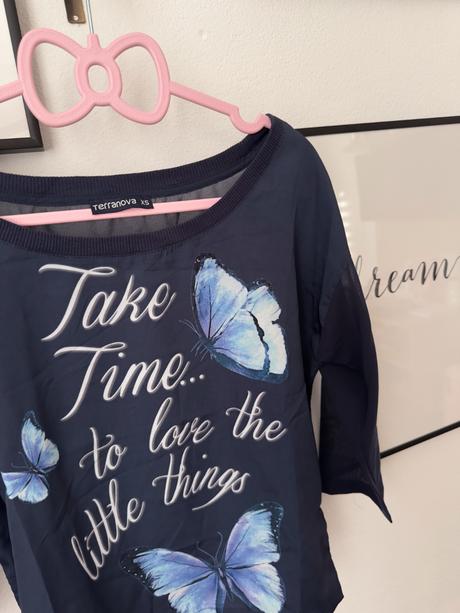 Tmavomodrá blúzka, terranova,xs