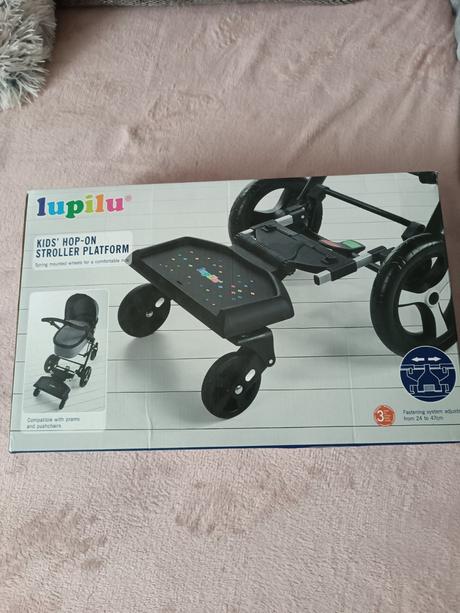 Skateboard ku kočíku, lupilu