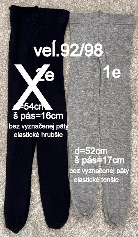 Pančušky veĺ.92/98, 92