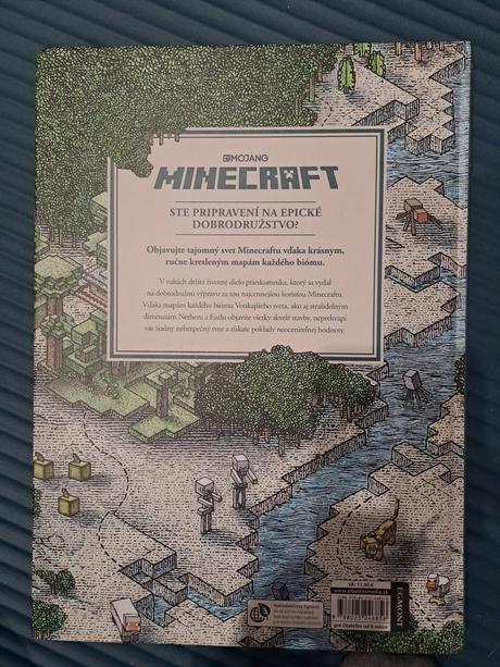 Kniha minecraft atlas, 