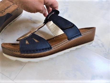 Kožené komfortné šlapky 39,5 - 40, 40