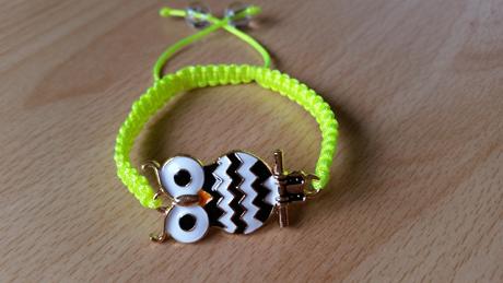 Náramok so sovičkou,