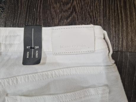 Biele rifle marc o'polo slim č. 27/32 s visačkou, marc o´polo,xs