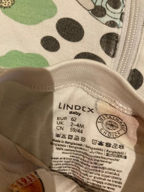 Pyžamká veľkosť 2-4 mesiace, lindex,68