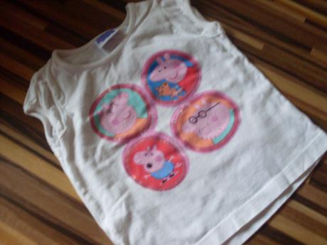 Peppa pig trblietkavé tričuľko, george,92