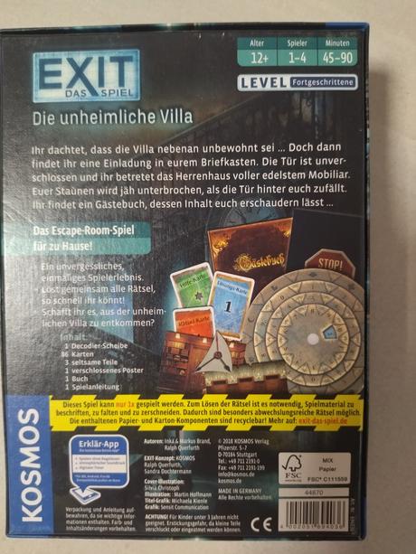 Exitovka die unheimliche villa, 