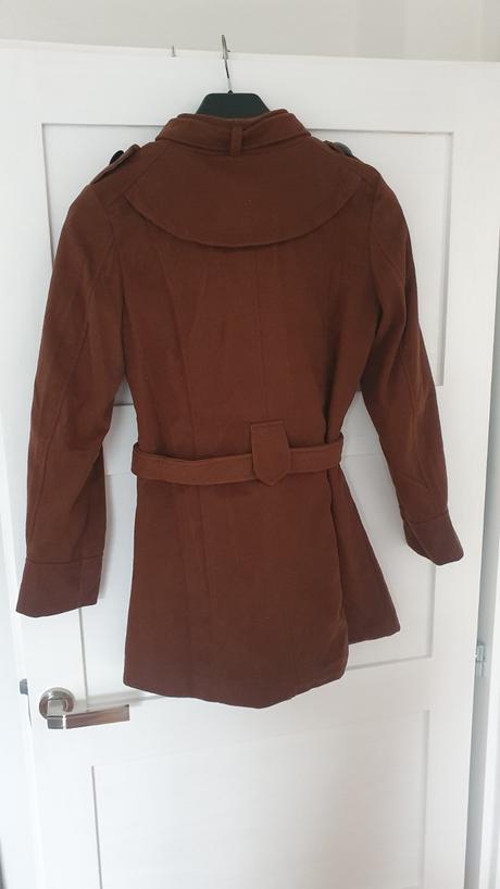 Hnedý prechodný kabátik, s
