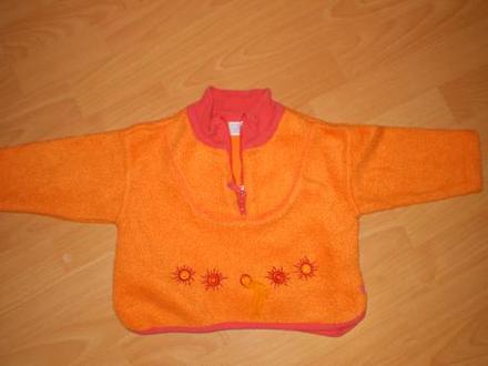 Oranžová mikinka, 74