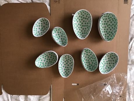 Otváracie kraslice z papier mache vajíčka, 