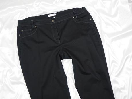 Kvalitné čierne nohavice gina laura, xl