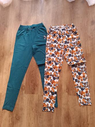 2x dievčenské legíny v.164/170, bonprix,164