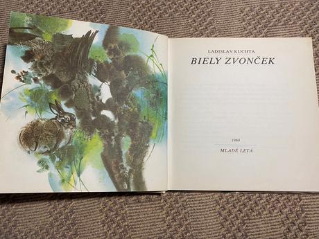 Retro kniha biely zvonček ladislav kuchta 1980, 