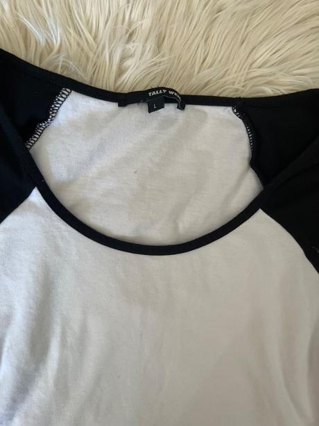 Tričko crop top s dlhým rukavom vel l, tally weijl,l