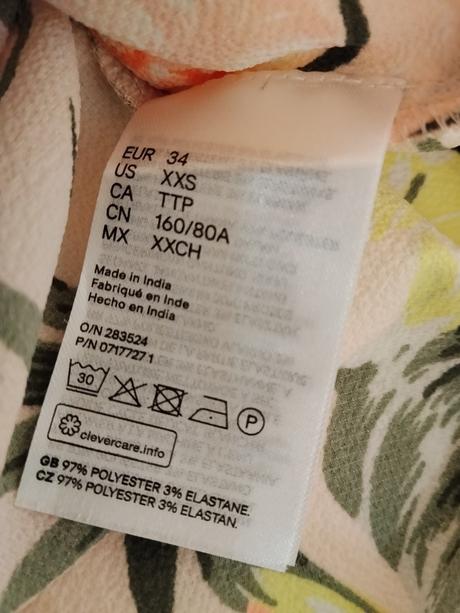 H&m dlhé kvetované šaty, h&m,34