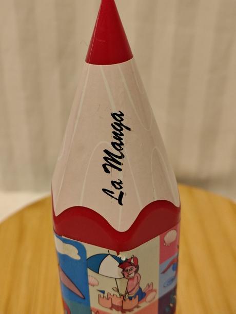 Vintage obrie školské puzdro pero la manga suvenír,