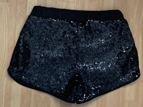 Ovs čierne flitrované kraťasy, ovs,140