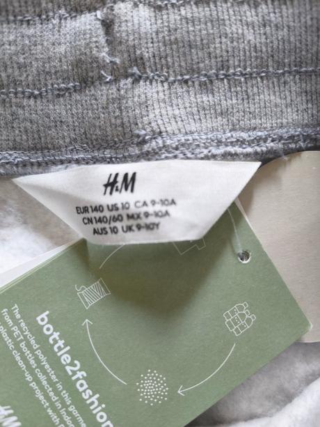 Tepláky, h&m,140