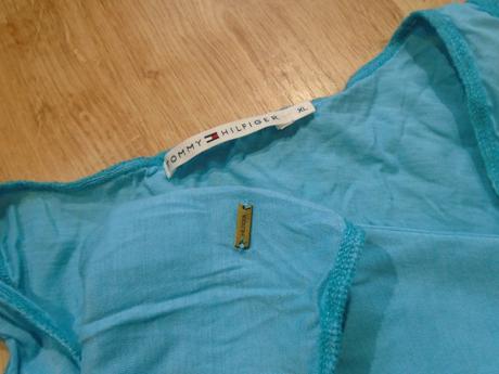 Tommy hilfiger tyrkysové tielko, tommy hilfiger,xl