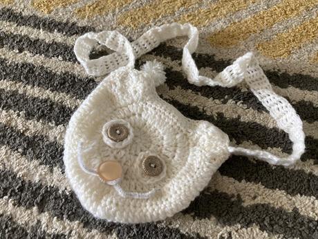 Mačičková pletená kabelka, 