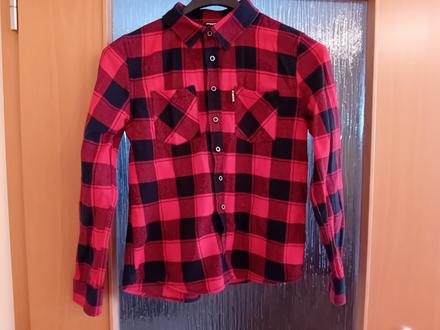 Chlapčenská károvaná červeno-čierna košeľa (98), pepperts,98