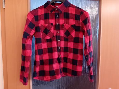 Chlapčenská károvaná červeno-čierna košeľa (98), pepperts,98