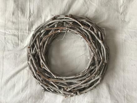 Prútený veniec priemer 45 cm, 