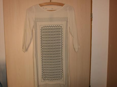 Tunika či minišaty s 3/4 rukávmi, m