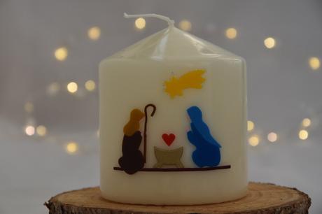 Sviečka s betlehemom,