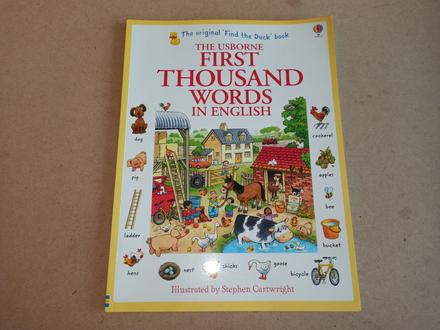 Usborne first thousand words in english, 