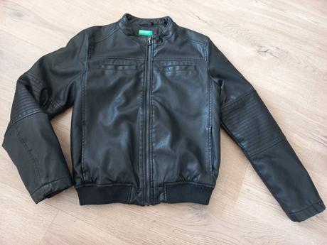 Kožená bunda, benetton,158