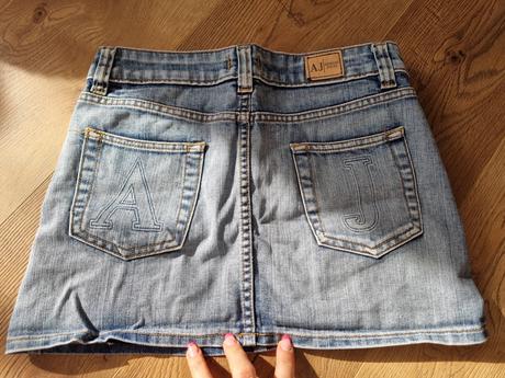 Armani jeans riflová mini sukňa, armani,34