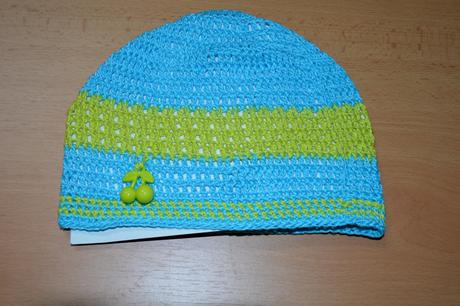 Háčkovaná čiapočka s kvetom, <50 - 158