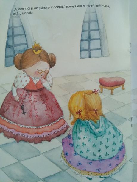 Knižka princezná na hrášku, 