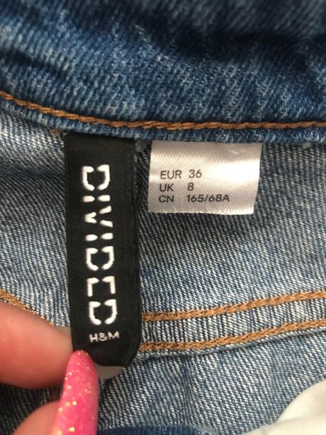 Sukna s vysokým pasom, h&m,36