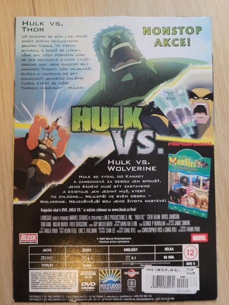 Dvd hulk vs.,