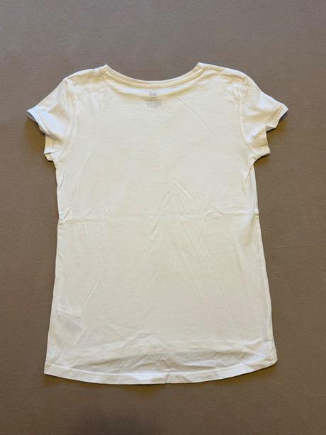 Biele tričko, h&m,152