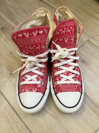 Červené tenisky converse, converse,38