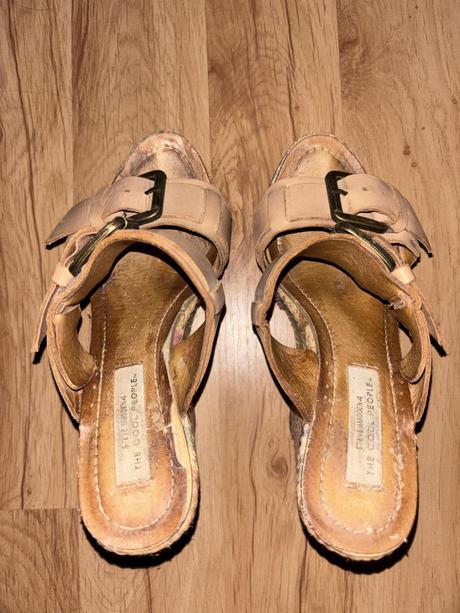 Kožené šľapky steve madden 36/36.5, steve madden,36