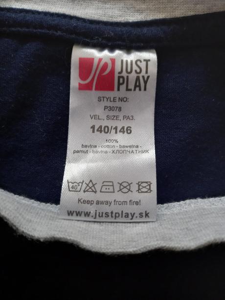 Tričko let's play, just play,134