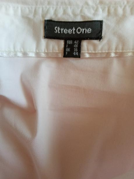 Pekná biela košieľka, street one,42