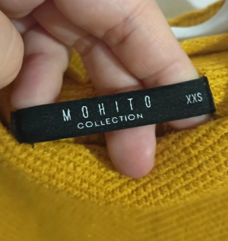 Horčicový sveter mohito, mohito,xs