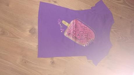 Fialové tričko s leským obrázkom 122-128, circo,122