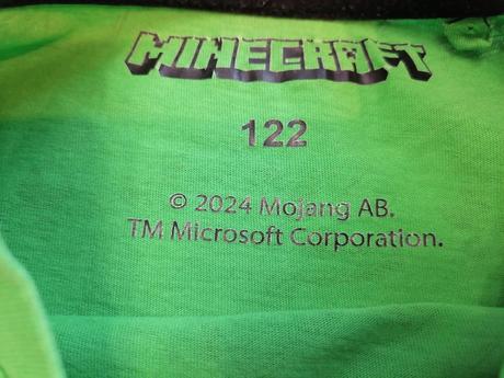 Tričko minecraft, veľ. 122, 122